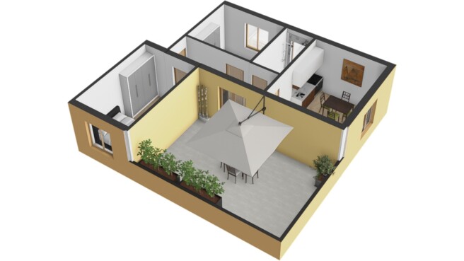 planimetria d'insieme via Agnosine 64  Roma