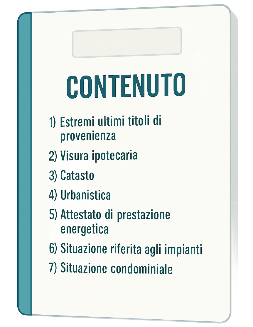Contenuto del Dossier Immobiliare - Ingelman Immobiliare