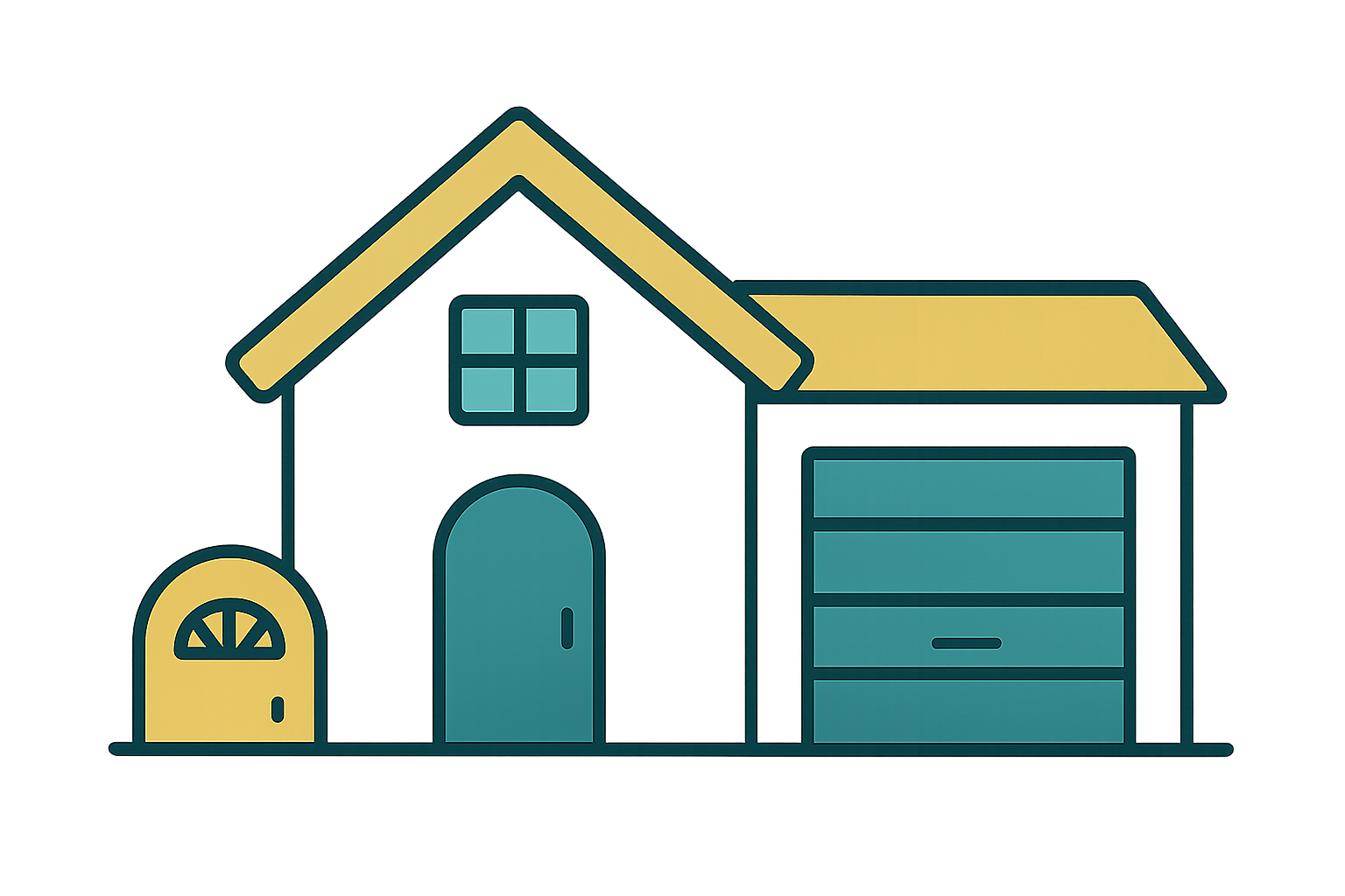 Prima casa e pertinenze: casa con box e cantina in prospettiva