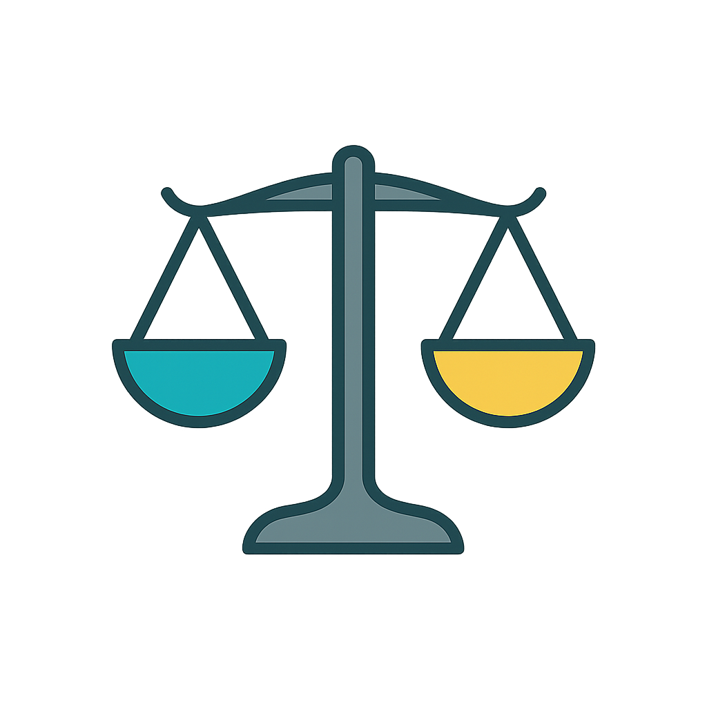 Bilancia della giustizia - codice deontologico FIAIP