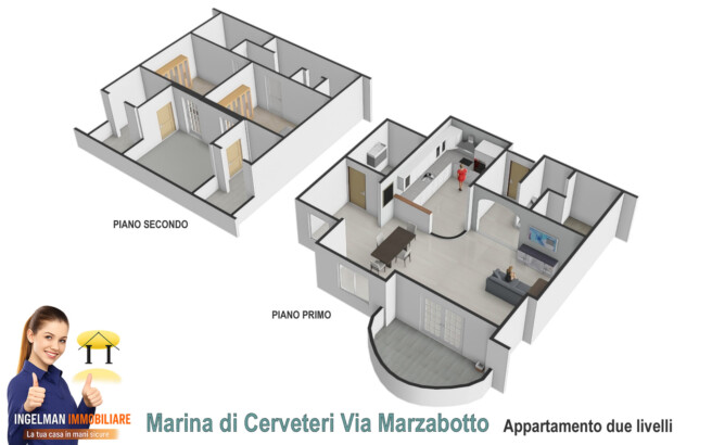 planimetria d'insieme via Agnosine 64  Roma