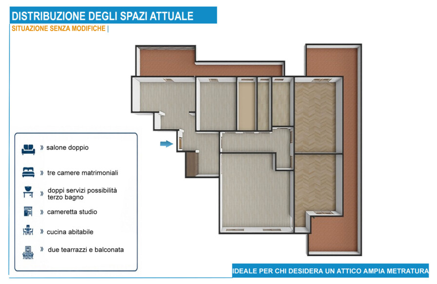 planimetria d'insieme via Agnosine 64  Roma