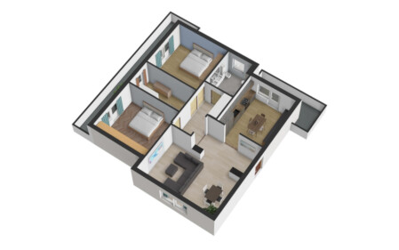 planimetria d'insieme via Agnosine 64  Roma